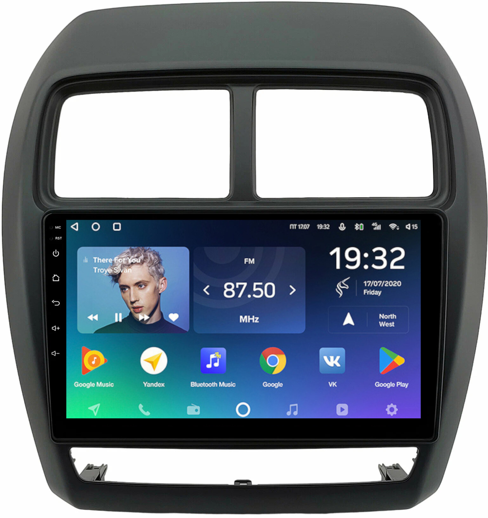 Магнитола для Mitsubishi ASX 2017+ - Teyes SPRO+ монитор 9" IPS на Android 10, ТОП процессор, 4Гб+32Гб, 4G SIM-слот