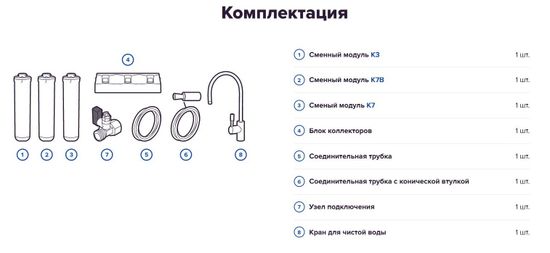 Фильтр для воды  Аквафор Кристалл ЭКО