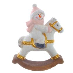 GAEM Фигурка декоративная "Дед Мороз", "Снеговик", L20 W8 H25 см, 2в.