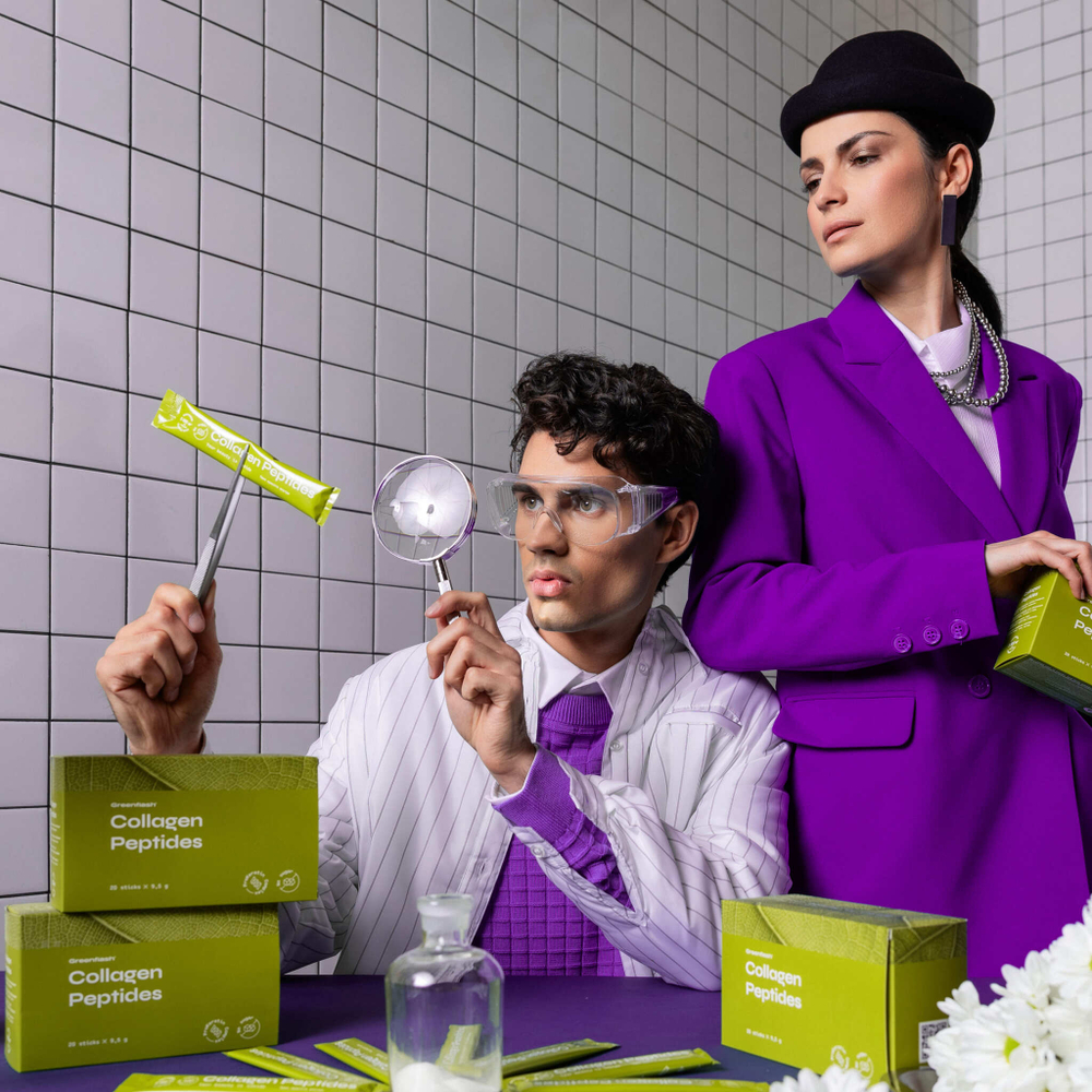 Greenflash Collagen Peptides Коллаген пептидный, 20стиков, вкус белого чая