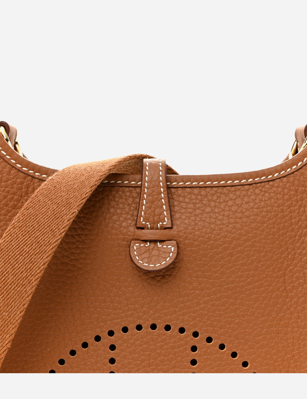 Сумка Hermes Evelyne 16 Taurillon Clemence "Fauve / Cuivre"