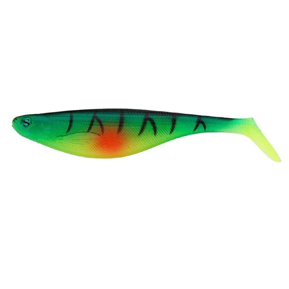 Силиконовые приманки для рыбалки Sprut Akira Shad 125 GRT, 1 упаковка по 4 штуки
