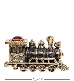 Народные промыслы AM-1947 Фигурка «Паровоз» (латунь, янтарь)