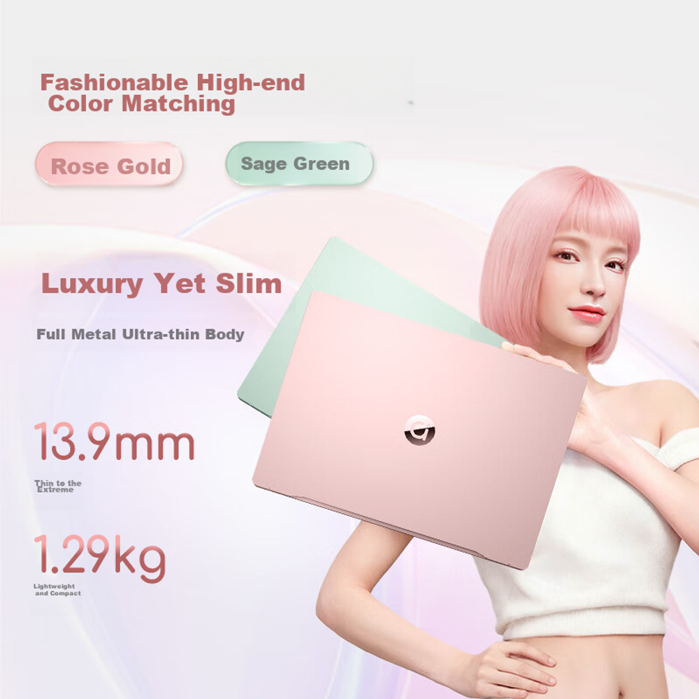 Ультрабук для работы и учебы ASUS A Bean 14 Air High-Performance AI Ultra-Thin (Upgraded R9 8945H, 32GB RAM, 1TB Storage, 2.8K 120Hz OLED), Blue, M5406ADOL Win11+Русская клавиатура