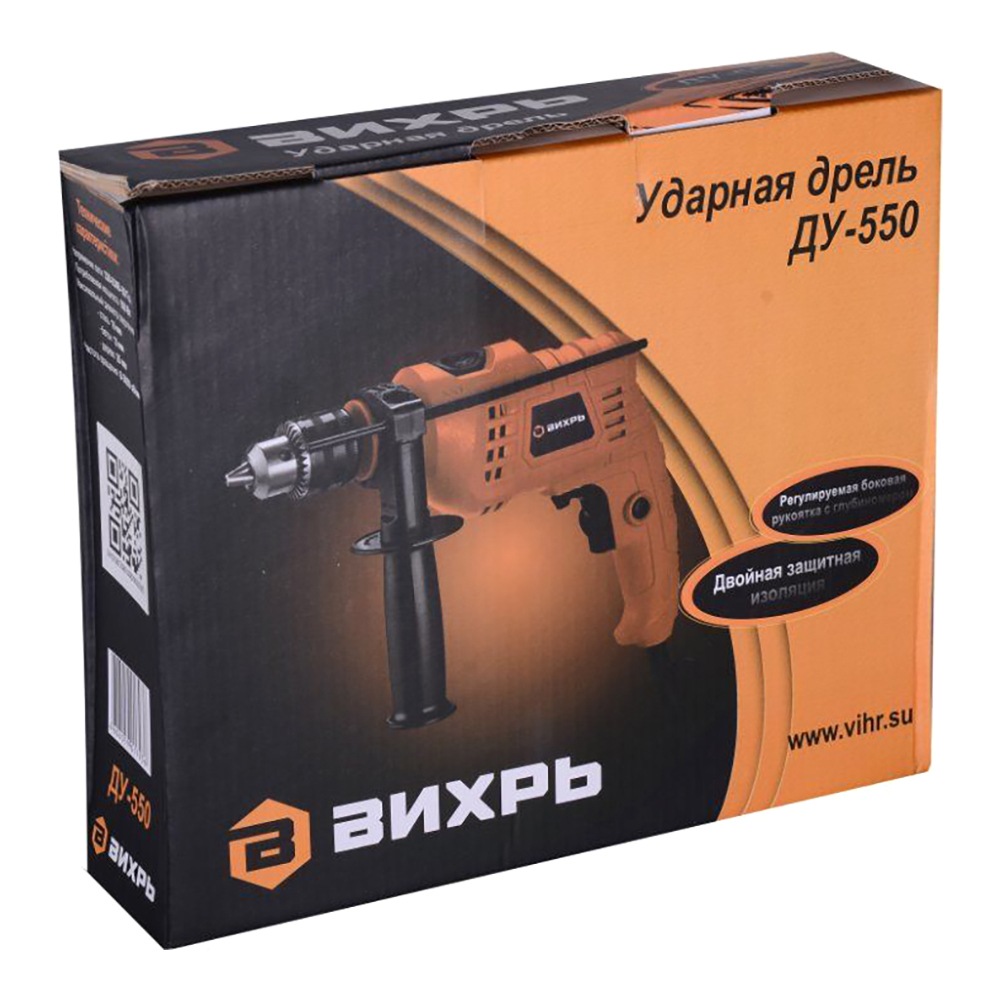 Дрель ударная электрическая Вихрь ДУ-550