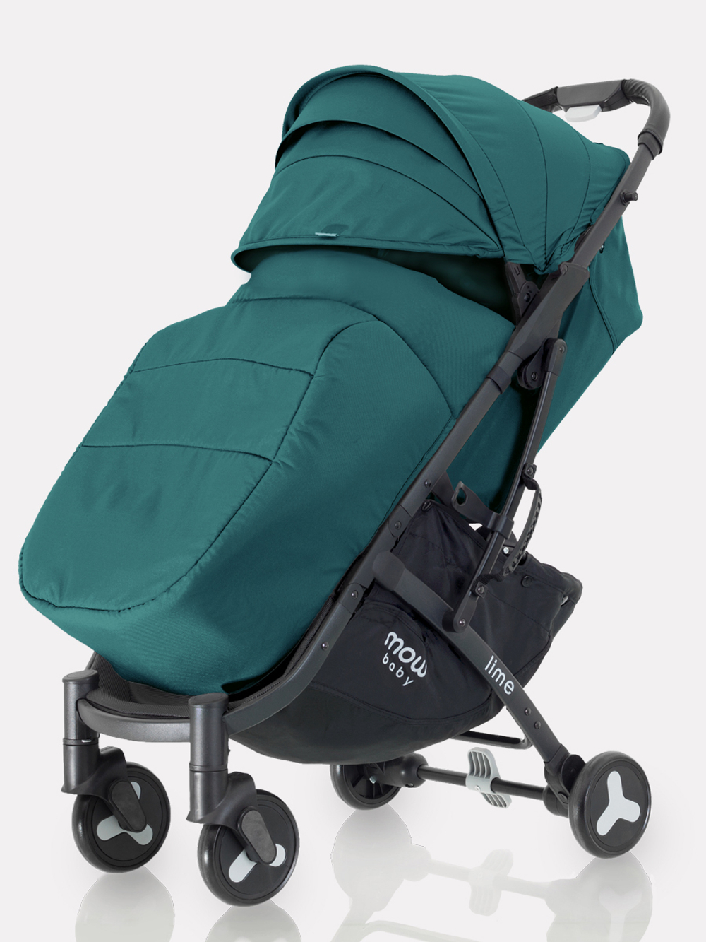 Коляска детская MOWBaby "LIME" MB100 Ultragreen