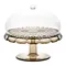 Блюдо для торта с крышкой vanity, D30 см, коричневое