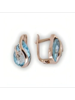 Золотые серьги 585 пробы