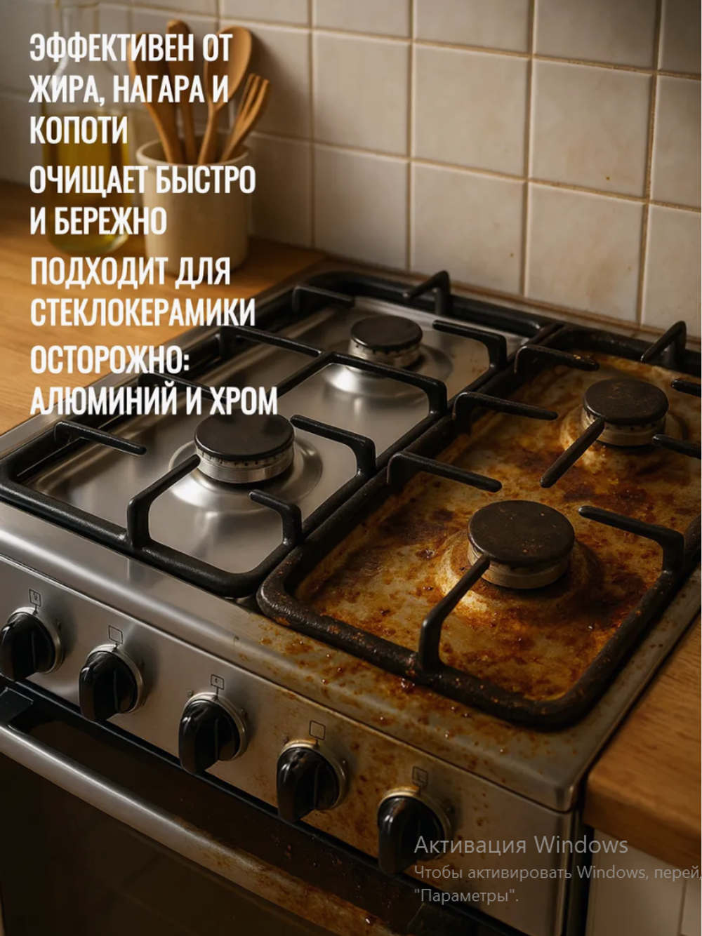 АНТИЖИР Чистящее средство для кухни Azelit, 600 мл