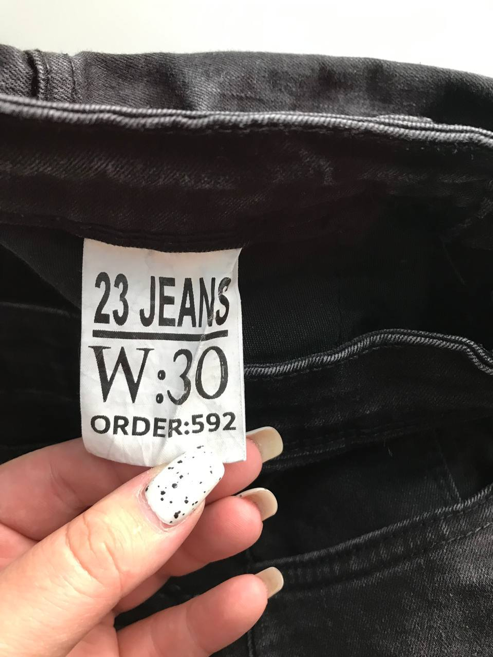 Джинсы темные на каждый день, маркировка 30, визуально на 46 размер