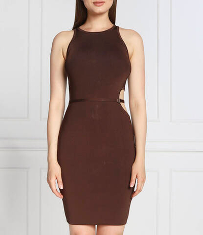 платье GUESS - коричневый(W2YK12 Z2XY0)