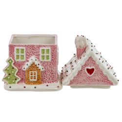 GAEM Конфетница "Пряничный дом", 950 мл, L14 W12 H21,5 см, 2в.