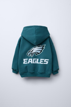ZARA ХУДИ EAGLES ©NFL, ЗЕЛЕНОВАТЫЙ