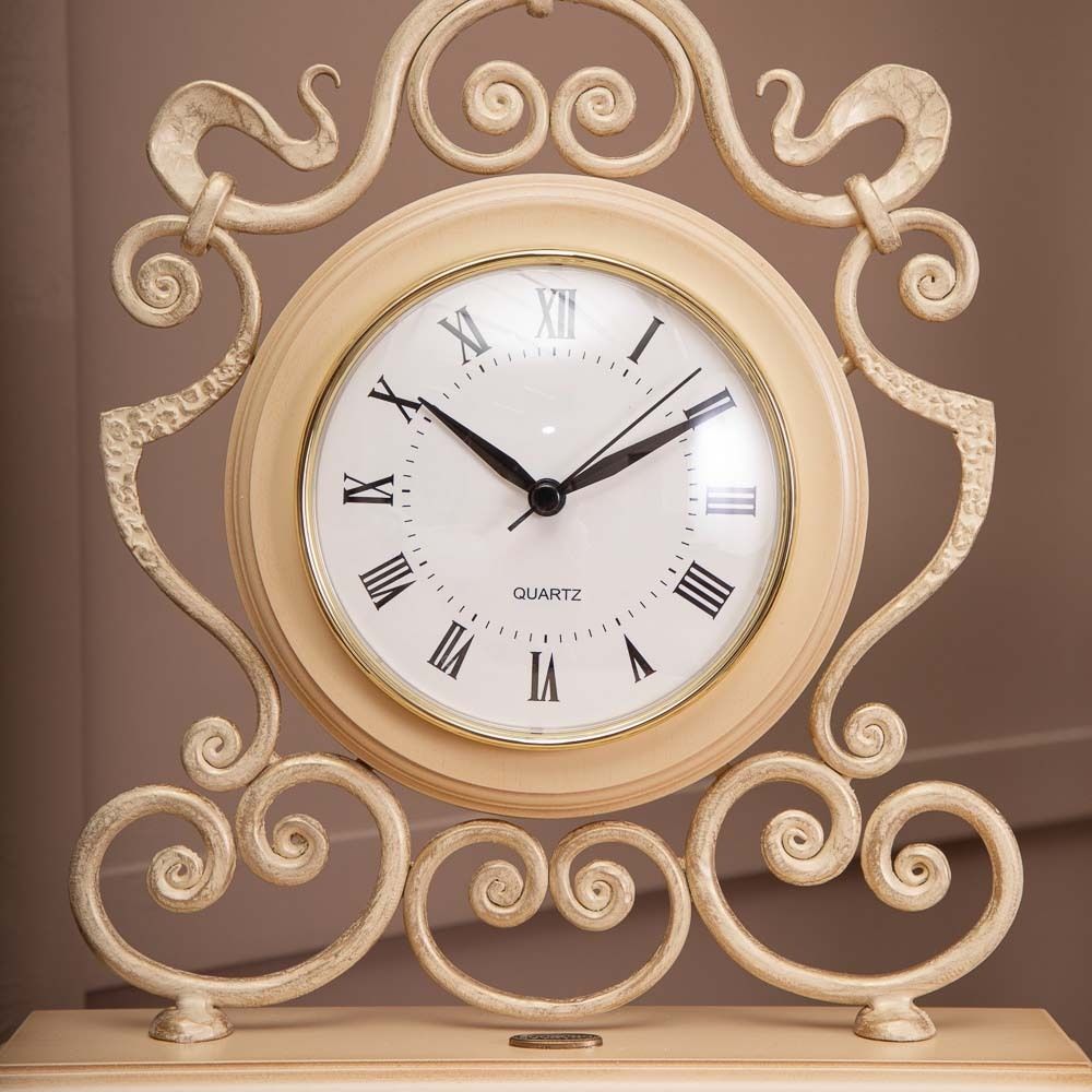 Часы настольные Аделаида Айвори