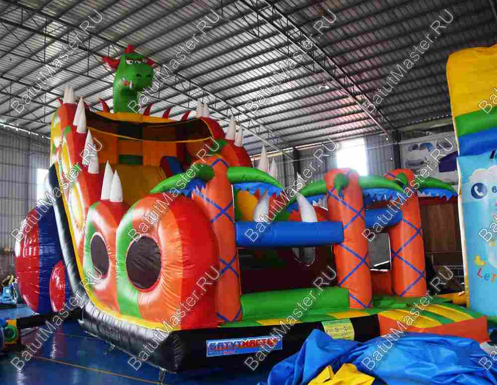 Батут-горка "Дракон 2", 11*6*9 м