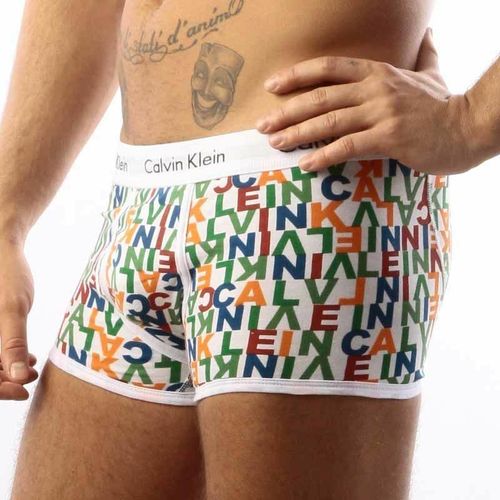 Мужские трусы хипсы Calvin Klein 365 print  Colour Letters