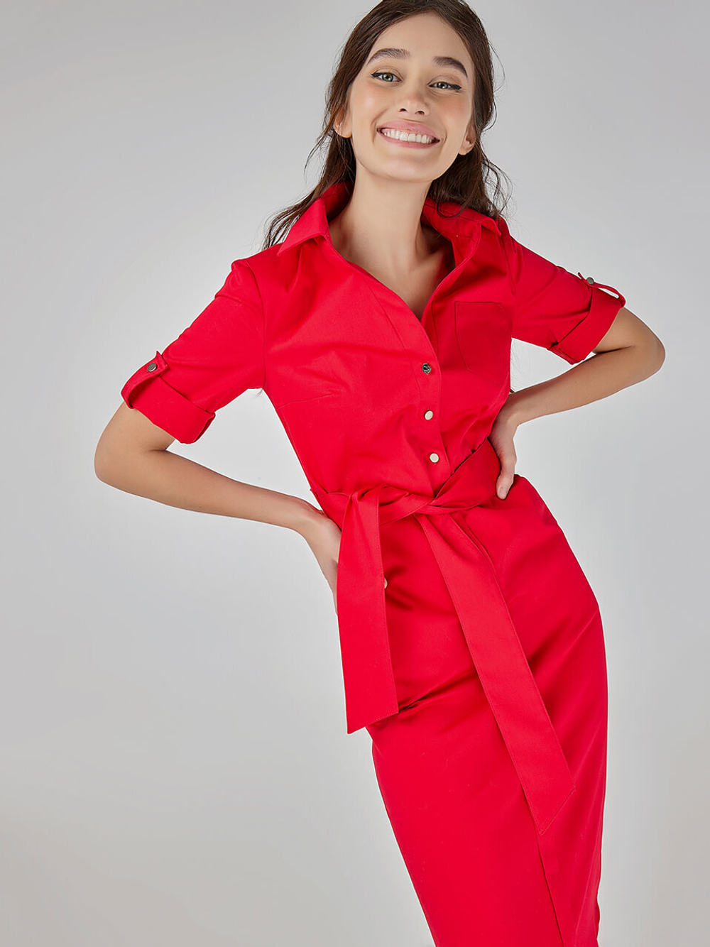 Платье Jean Red