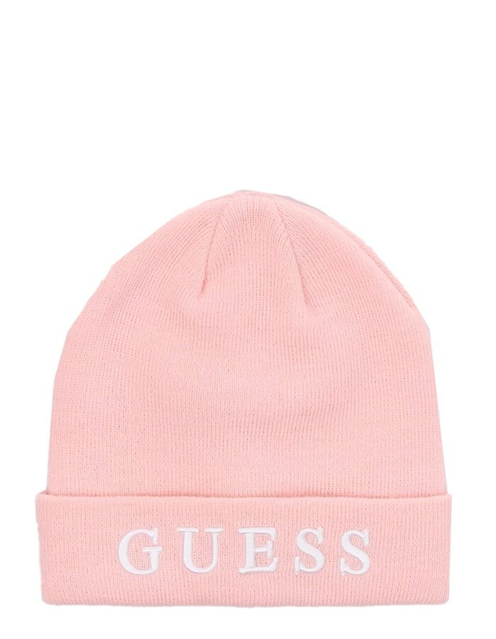 Шапка GUESS Розовый/Вышивка: белые буквы GUESS Девочка