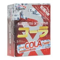 Ароматизированные презервативы Sagami Xtreme Cola 3шт