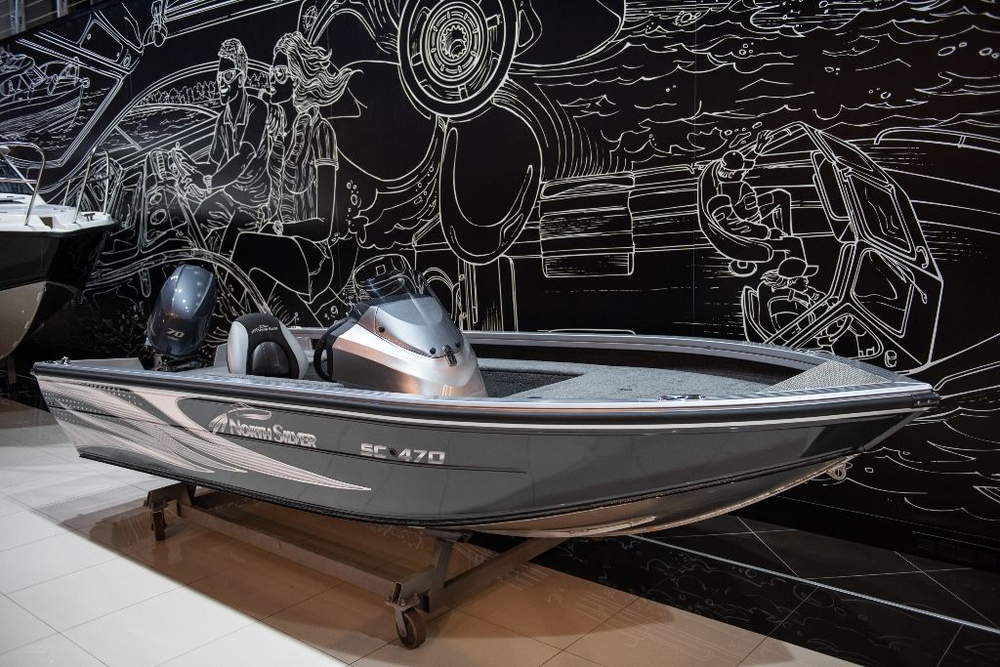 Катер-лодка алюминиевая NORTHSILVER 470 SC