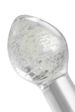 Анальная втулка Sexus Glass – светится в темноте, 6,5 см