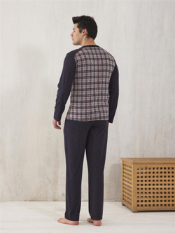 RELAX MODE - Мужская пижама с брюками - 10256