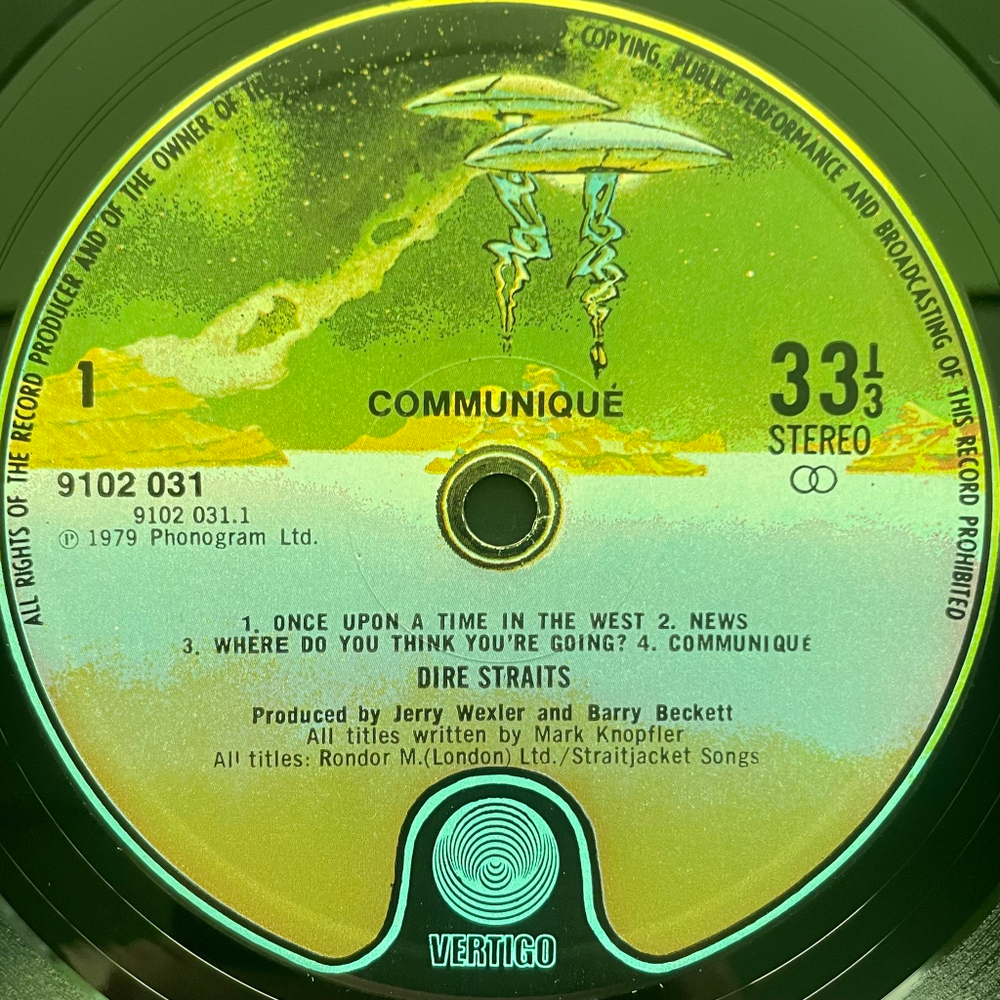Dire Straits ‎– Communique (Англия 1979г.)