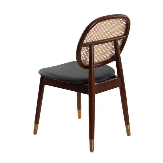 Стул Angel Cerda 4093 со спинкой из ротанга