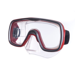 Маска для плавания SALVAS Geo Md Mask CA140S1RYSTH, размер Medium, красная
