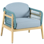 Комплект деревянной лаунж-мебели на 5 персон Tagliamento Cambria, натуральный, мальмо