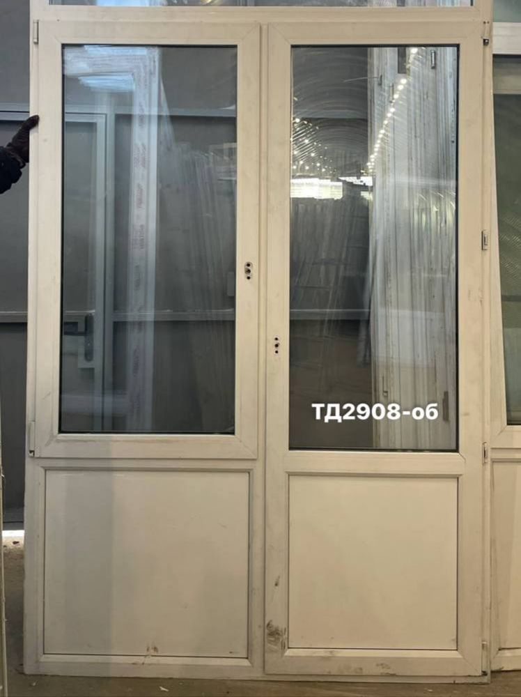 Дверь Пластиковая Б/У 2240(в) х 1560(ш) (Балконный Блок)