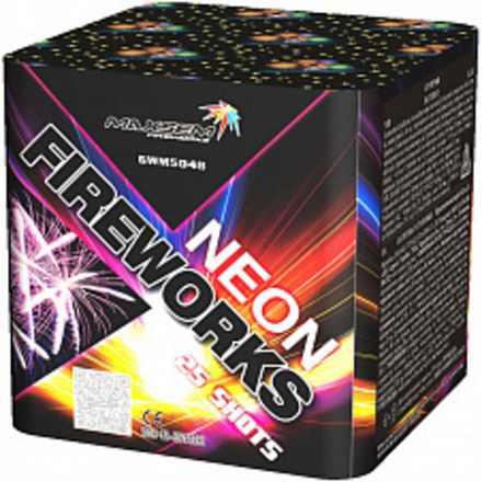 Салют NEON FIREWORKS 25 залпов 1.0 калибр GWM5048 Maxsem