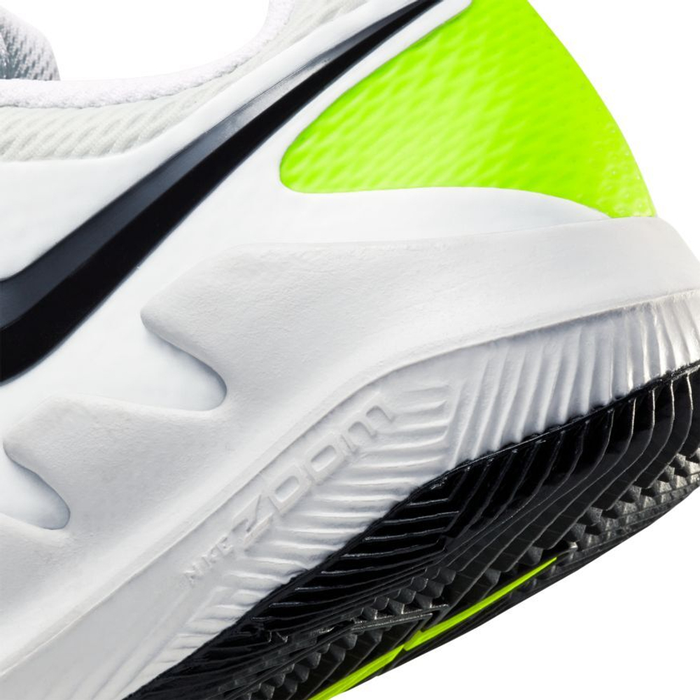Детские теннисные кроссовки Nike JR Vapor X - white/black/volt