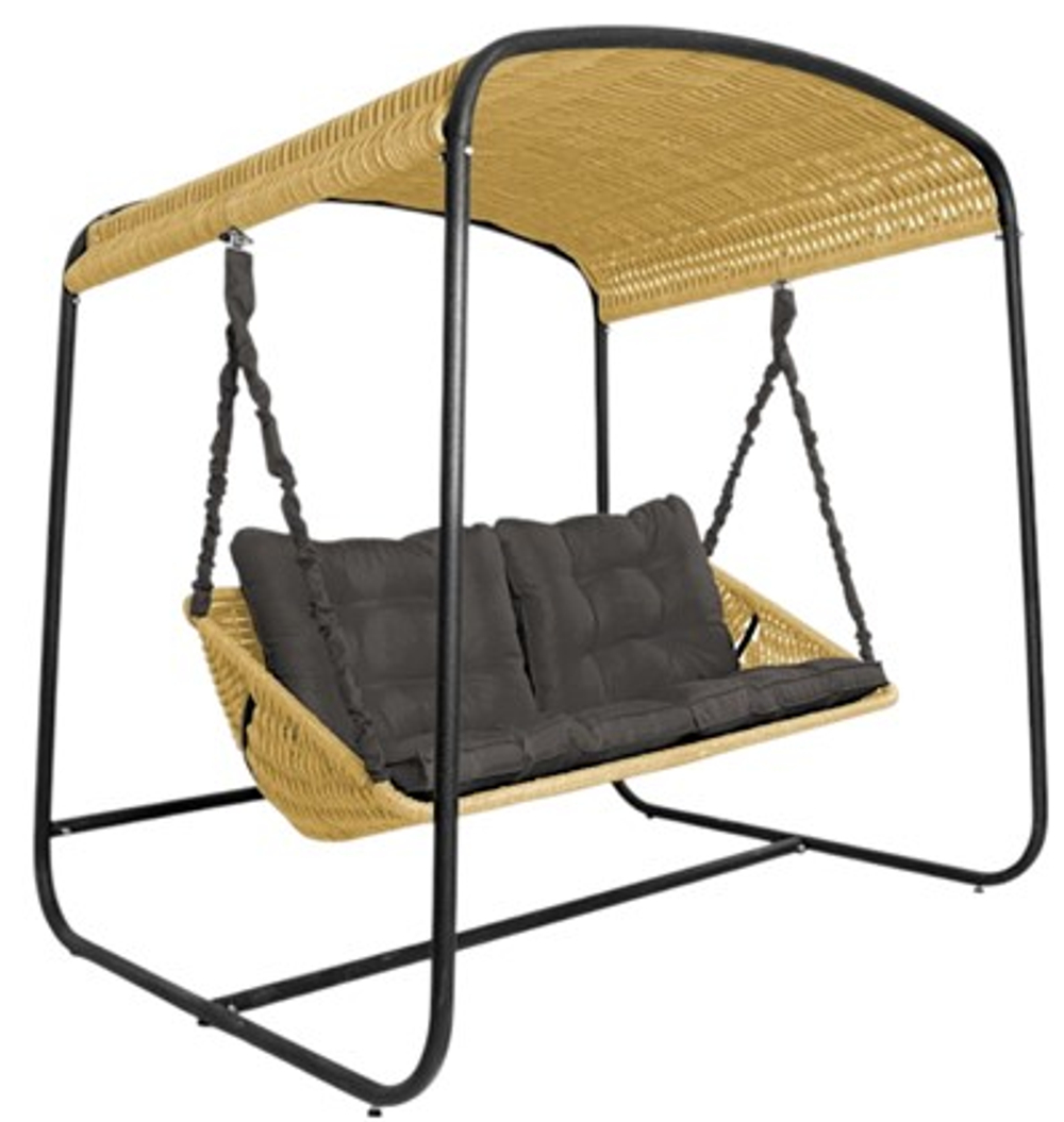 Качели DeckWOOD Sky Bed Lite (бежевый, подушка графит)