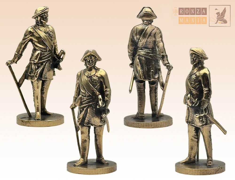 фигурка Петр 1 - высота 4,5 см.