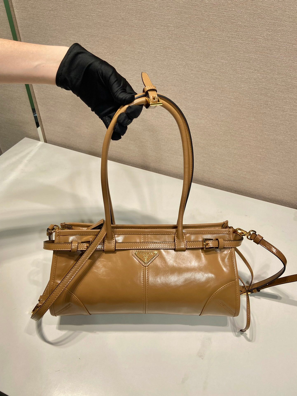 Prada Medium Leather Handbag 32 cm