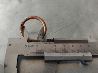 прокладка глушителя медная диам. 25мм хонда дио / сузуки летс / ямаха джог