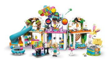Конструктор Лего Френдс Весёлая детская площадка 42686 | LEGO Friends Fun Indoor Playground большой набор 668 деталей 7+