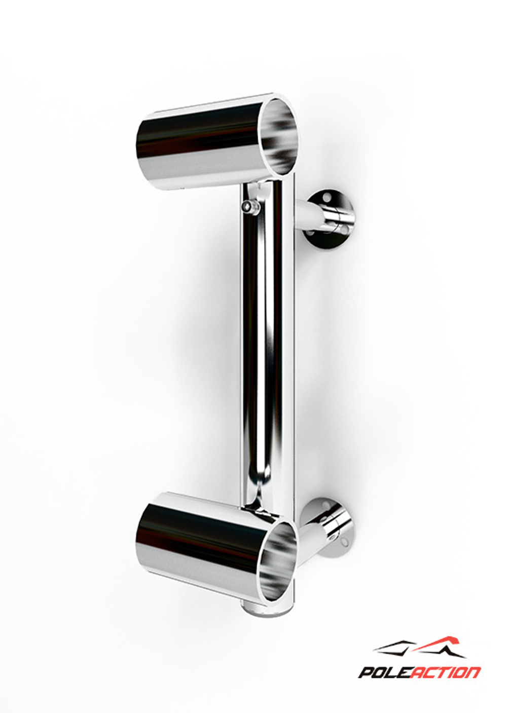 Модель №22 - кронштейн балетного станка двухуровневого "Элегант"(нержавеющая сталь)