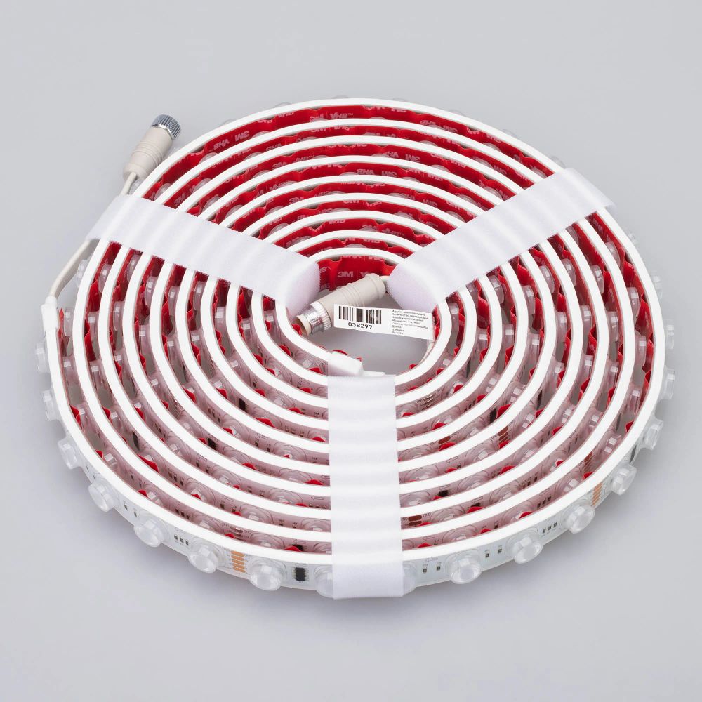 Светодиодная лента герметичная DMX-FLT-PS-S36-23mm 24V RGB-PX6 (20 W/m, IP67, 30deg, 5m) (Arlight, -) 038297