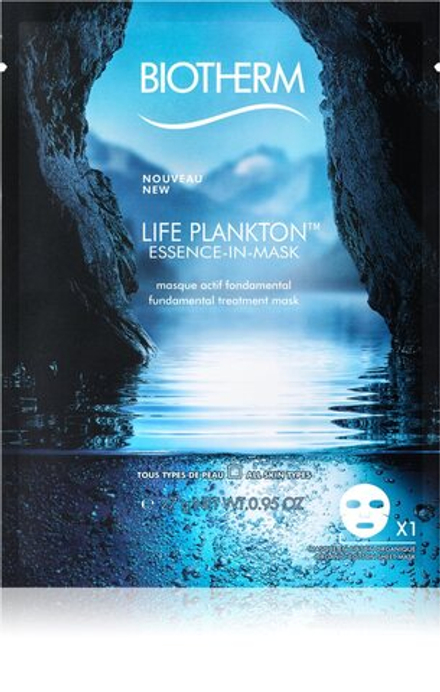 Biotherm Life Plankton Essence-in-Mask - гидрогелевая маска интенсивного действия /  1 szt.   / GTIN 4935421664936