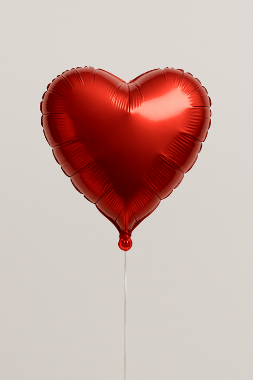 Шар сердце фольга 1 шт