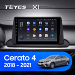 Teyes X1 9" для KIA Cerato 2018-2021