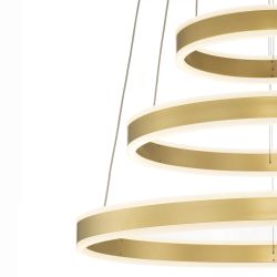 Citilux Дуэт CL719652 LED Люстра подвесная с пультом Золото