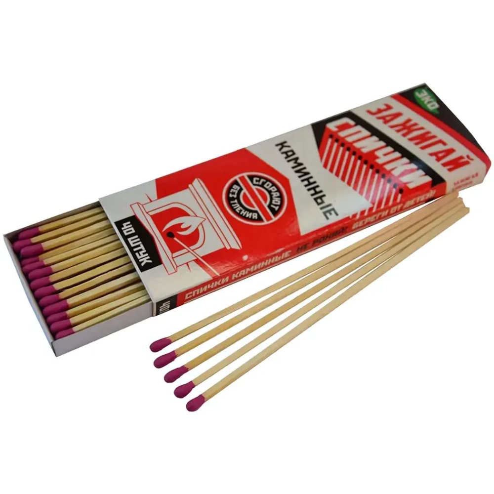 Спички каминные наполнением 40 шт.