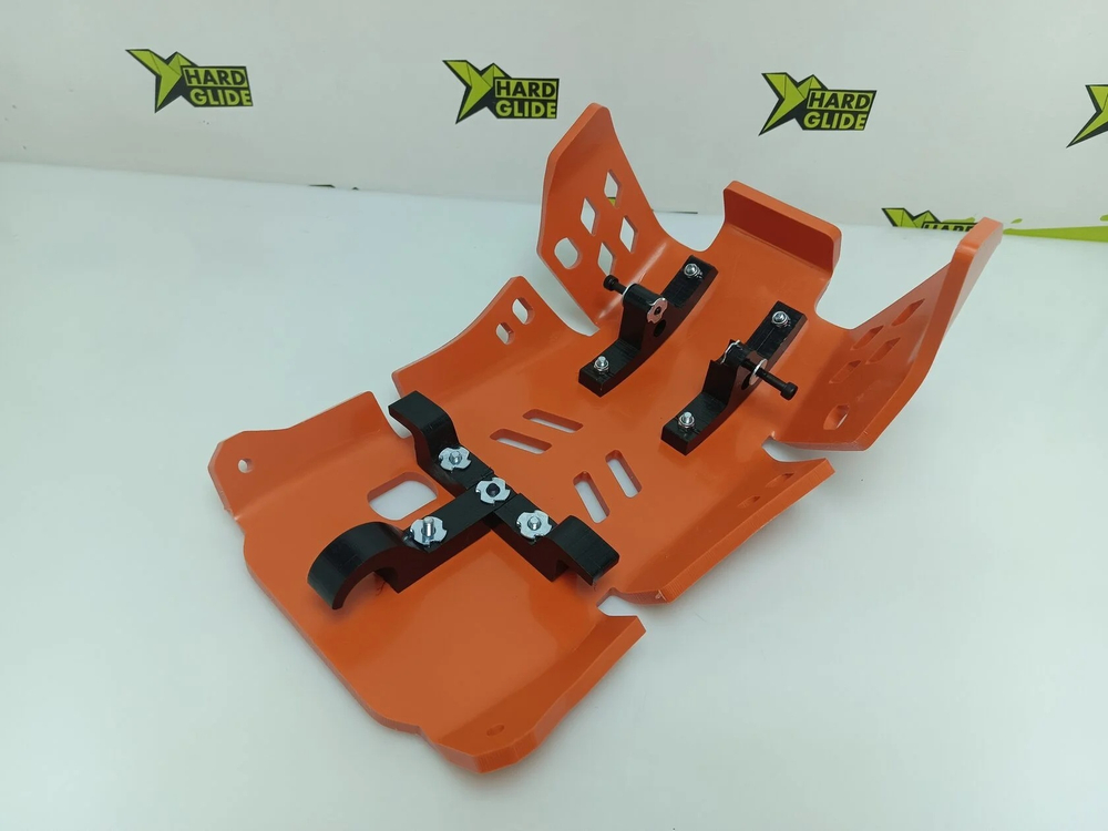 HARD GLIDE Защита двигателя KTM EXC 250-300 tbi 2024 [ОРАНЖЕВАЯ]