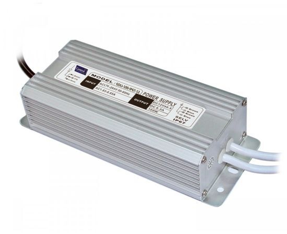 Блок питания, драйвер для светодиодной ленты, 12V, 100W