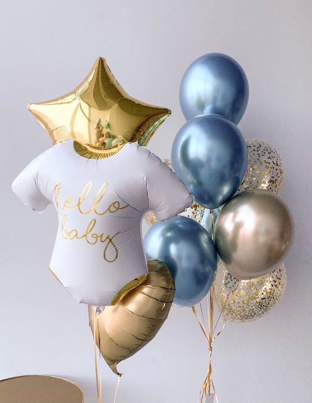 "Небесная нежность" (набор из 12 шаров) №174/1