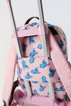 ZARA РЮКЗАК С ПРИНТОМ LILO & STITCH © DISNEY, РОЗОВЫЙ