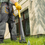 Триммер электрический TE-350, 350 Вт, 260 мм, катушка полуавтомат Denzel